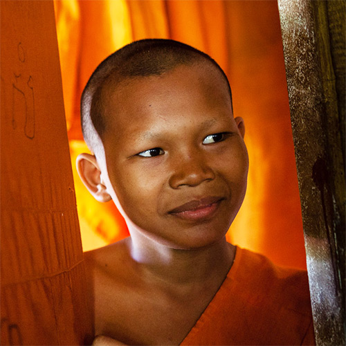 A Monk in Cambodia