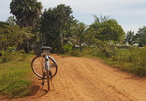 Bicycle on country roads